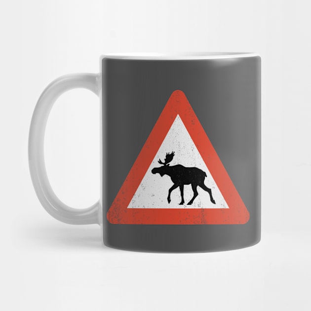 Warning! Moose Traffic. by Sabatico Designs